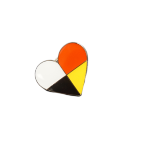 Wellbriety Heart Logo Lapel Pin